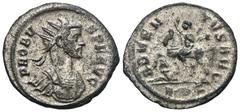 RÖMER, KAISERZEIT Probus (276-282), Antoninian 281-282, Rom. Av.: PROBV-S FL AVG, gepanzerte und drapierte Büste mit Strahlenkrone nach rechts. Rv.: ADVENTVS AVG // R Blitzbündel Z, Kaiser reitet mit 