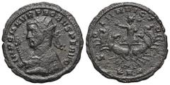 RÖMER, KAISERZEIT Probus (276-282), Antoninian 276-282, Serdica. Av.: IMP C M AVR PROBVS P F AVG, Büste mit Strahlenkrone, Konsularsrobe und Adlerzepter nach links. Rv.: S-OLI INVIC-TO // KAA, Sol mit