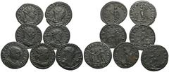 RÖMER, KAISERZEIT. Tacitus 275-276, Lot mit Antoniniane. Verschiedene Rückseiten. Siehe Foto. (7) Sehr schön