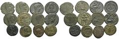 RÖMER, KAISERZEIT, LOTS. Lot mit Folles. Diverse Folles aus dem 4. Jh. (12) Reiningungsspuren, schön-sehr schön