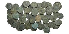 RÖMER, KAISERZEIT, LOTS. Lot mit Folles. Diverse Folles aus dem 4. Jh. (50) Minimale Korrisionen, schön-sehr schön
