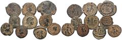 RÖMER, KAISERZEIT, LOTS. Lot mit Folles. Diverse Bronzemünzen. Siehe Foto. (10) Sehr schön