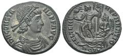RÖMER, KAISERZEIT. Constans I. 337-350, Centenionalis 348-350, Aquileia. Av.: D N CONSTA-NS P F AVG, gepanzerte und drapierte Büste mit Rosettendiadem nach rechts. Rv.: FEL TEMP REPARATIO // AQT·, Kai