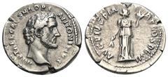 RÖMER, KAISERZEIT. Antoninus Pius 138-161, Denar 138, Rom. Av.: IMP T AEL CAES HADRI ANTONINVS, belorbeerter Kopf nach rechts. Rv.: AVG PIVS P M TR P COS DES II, Fides steht nach rechts, hält Kornähre