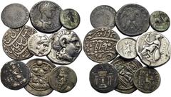 GRIECHISCHE MÜNZEN LOTS Thracia, Lysimachos 323-281 v. Chr., Tetradrachme 297/281 v. Chr., Magnesia ad Maeandrum, Thompson 47 (1). Sowie: Alexander III., Drachme (1). Amisos, AE (1). Parthia, Arsakide