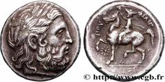 Greek Coins MACEDONIA - MACEDONIAN KINGDOM - PHILIP II Type : Tétradrachme  Date : c. 354/3-349/8 AC.  Mint name / Town : Macédoine, Pella  Metal : silver  Diameter : 25  mm Orientation dies : 6  h. W