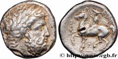Greek Coins MACEDONIA - MACEDONIAN KINGDOM - PHILIP II Type : Tétradrachme  Date : c. 354/3-349/8 AC.  Mint name / Town : Macédoine, Pella  Metal : silver  Diameter : 25,5  mm Orientation dies : 11  h