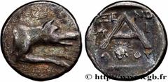 Greek Coins ARGOLIS - ARGOS Type : Hémidrachme ou triobole  Date : c. 85-50 AC.  Mint name / Town : Argos, monétaire Xénophilos  Metal : silver  Diameter : 14,5  mm Orientation dies : 12  h. Weight : 