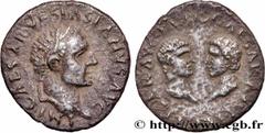 Roman coins VESPASIAN, TITUS and DOMITIAN Type : Denier  Date : janvier - juin  Mint name / Town : Tarragone  Metal : silver  Millesimal fineness : 900  ‰ Diameter : 18,5  mm Orientation dies : 6  h. 