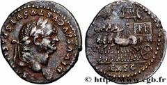 Roman coins DIVUS VESPASIAN Type : Denier  Date : 79  Mint name / Town : Rome  Metal : silver  Millesimal fineness : 900  ‰ Diameter : 20  mm Orientation dies : 6  h. Weight : 2,96  g. Rarity : R2  Ob