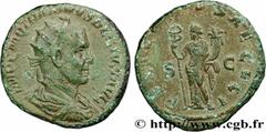 Roman coins TRAJAN DECIUS Type : Double Sesterce  Date : début - mi  Date : 250  Mint name / Town : Rome  Metal : copper  Diameter : 34  mm Orientation dies : 12  h. Weight : 29,36  g. Rarity : R2  Of