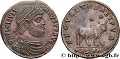 Roman coins JULIAN II THE PHILOSOPHER Type : Double maiorina  Date : 363  Mint name / Town : Sirmium  Metal : copper  Diameter : 28  mm Orientation dies : 7  h. Weight : 8,90  g. Rarity : R1  Officine