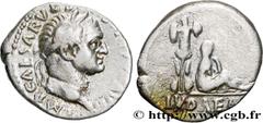 Roman coins VESPASIAN Type : Denier  Date : 70  Mint name / Town : Rome  Metal : silver  Millesimal fineness : 900  ‰ Diameter : 17  mm Orientation dies : 6  h. Weight : 3,31  g. Rarity : R2  Obverse 