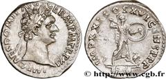 Roman coins DOMITIANUS Type : Denier  Date : 91-92  Mint name / Town : Rome  Metal : silver  Millesimal fineness : 900  ‰ Diameter : 18,5  mm Orientation dies : 6  h. Weight : 3,42  g. Obverse legend 
