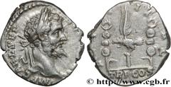 Roman coins SEPTIMIUS SEVERUS Type : Denier  Date : 193  Mint name / Town : Rome  Metal : silver  Millesimal fineness : 650  ‰ Diameter : 18  mm Orientation dies : 12  h. Weight : 3,21  g. Rarity : R3