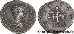 Roman coins GETA Type : Denier  Date : 204  Mint name / Town : Rome  Metal : silver  Millesimal fineness : 550  ‰ Diameter : 18,5  mm Orientation dies : 12  h. Weight : 3,40  g. Rarity : R2  Officine 