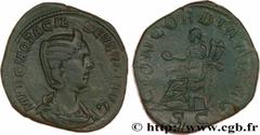 Roman coins OTACILIA SEVERA Type : Sesterce  Date : 246  Mint name / Town : Rome  Metal : copper  Diameter : 32  mm Orientation dies : 12  h. Weight : 18,58  g. Rarity : R1  Officine : 4e  Obverse leg