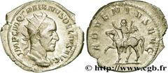 TRAJAN DECIUS Antoninien 250 Rome R1 billon (21,5mm, 3,83g, 6h) Obverse : IMP C M Q TRAIANVS DECIVS AVG Buste radié et cuirassé de Trajan Dèce à droite, vu de trois quarts en arrière (B4) Reverse : AD