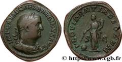 Roman coins BALBINUS Type : Sesterce  Date : 238  Mint name / Town : Rome  Metal : copper  Diameter : 33,5  mm Orientation dies : 11  h. Weight : 23,94  g. Rarity : R2  Obverse legend : IMP CAES D CAE