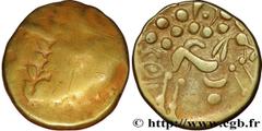Celtic coins AMBIANI (Area of Amiens) Type : Statère d'or biface au flan court  Date : c. 80-50 AC.  Mint name / Town : Amiens (80)  Metal : gold  Diameter : 18  mm Orientation dies : 12  h. Weight : 