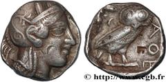 Greek Coins ATTICA - ATHENS Type : Tétradrachme  Date : c. 430 AC.  Mint name / Town : Athènes  Metal : silver  Diameter : 24,5  mm Orientation dies : 9  h. Weight : 16,97  g. Obverse legend : Anépigr