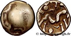 Celtic coins AMBIANI (Area of Amiens) Type : Statère d'or uniface  Date : c. 60-50 AC.  Mint name / Town : Amiens (80)  Metal : gold  Diameter : 18  mm Weight : 5,81  g. Rarity : R1  Obverse legend : 