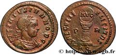Roman coins LICINIUS II Type : Follis ou nummus  Date : 318-319  Mint name / Town : Rome  Metal : copper  Diameter : 18,5  mm Orientation dies : 6  h. Weight : 3,40  g. Rarity : R3  Officine : 4e  Obv