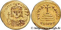 Byzantine coins TIBERIUS II CONSTANTINE Type : Solidus  Date : 579-582  Mint name / Town : Constantinople  Metal : gold  Millesimal fineness : 1000  ‰ Diameter : 21  mm Orientation dies : 6  h. Weight