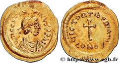 Byzantine coins TIBERIUS II CONSTANTINE Type : Tremissis  Date : 579-582  Mint name / Town : Constantinople  Metal : gold  Millesimal fineness : 1000  ‰ Diameter : 17,5  mm Orientation dies : 6  h. We