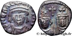 Byzantine coins HERACLIUS, HERACLIUS CONSTANTINE and MARTINA Type : Demi-silique  Date : 614-626  Mint name / Town : Carthage  Metal : silver  Diameter : 11  mm Orientation dies : 3  h. Weight : 0,57 