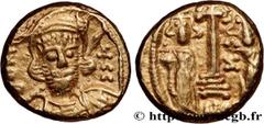 Byzantine coins CONSTANTINE IV, HERACLIUS and TIBERIUS Type : Solidus  Date : An 7  Mint name / Town : Carthage  Metal : gold  Millesimal fineness : 1000  ‰ Diameter : 12,5  mm Orientation dies : 6  h