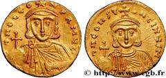 Byzantine coins LEO III and CONSTANTINE V Type : Solidus  Date : 737-741  Mint name / Town : Constantinople  Metal : gold  Millesimal fineness : 1.000  ‰ Diameter : 19,5  mm Orientation dies : 6  h. W