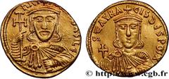 Byzantine coins NICEPHORUS I and STAURACIUS Type : Solidus  Date : 803-811  Mint name / Town : Constantinople  Metal : gold  Diameter : 18,5  mm Orientation dies : 6  h. Weight : 4,36  g. Rarity : R2 