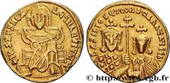 Byzantine coins BASIL I and CONSTANTINE Type : Solidus  Date : 868-879  Mint name / Town : Constantinople  Metal : gold  Millesimal fineness : 1.000  ‰ Diameter : 20  mm Orientation dies : 6  h. Weigh