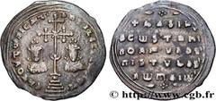 Byzantine coins BASIL II and CONSTANTINE VIII Type : Miliaresion  Date : c. 976-1000  Mint name / Town : Constantinople  Metal : silver  Diameter : 25  mm Orientation dies : 6  h. Weight : 2,66  g. Ra