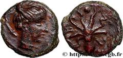 Greek Coins SICILY - SYRACUSE Type : Onkia  Date : c. 435-415 AC.  Mint name / Town : Syracuse, Sicile  Metal : bronze  Diameter : 11  mm Orientation dies : 6  h. Weight : 1,29  g. Rarity : R2  Obvers