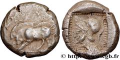 Greek Coins LYCIA - SATRAPS OF LYCIA - ANONYMOUS Type : Statère  Date : c. 490-440 AC  Mint name / Town : Atelier indéterminé  Metal : silver  Diameter : 20  mm Orientation dies : 3  h. Weight : 9,16 
