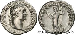 Roman coins DOMITIANUS Type : Denier  Date : 14 septembre 90 - 13 septembre 91  Date : 89-90  Mint name / Town : Rome  Metal : silver  Millesimal fineness : 900  ‰ Diameter : 18,5  mm Orientation dies