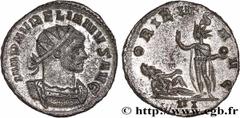 Roman coins AURELIAN Type : Antoninien  Date : automne 273  Mint name / Town : Rome  Metal : billon  Millesimal fineness : 50  ‰ Diameter : 21,5  mm Orientation dies : 6  h. Weight : 3,84  g. Rarity :