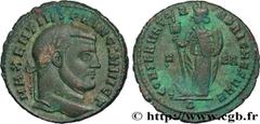 Roman coins MAXENTIUS Type : Follis ou nummus  Date : 306-307  Mint name / Town : Carthage  Metal : copper  Diameter : 26,5  mm Orientation dies : 6  h. Weight : 8,03  g. Rarity : R2  Officine : 2e  O