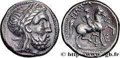 Celtic coins DANUBIAN CELTS - IMITATIONS OF THE TETRADRACHMS OF PHILIP II AND HIS SUCCESSORS Type : Tétradrachme au cavalier, imitation de Philippe II  Date : (IIe-Ier siècles avant J.-C.)  Metal : si