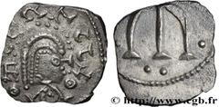 Merovingian Coinage POITOU - METALUS VICUS - Melle ? (Deux-Sevres) Type : Denier à l’E croiseté et aux pseudo-légendes  Date : (VIIe-VIIIe siècles)  Date : s.m.  Mint name / Town : Melle (?)  Metal : 