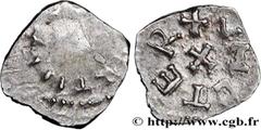 Merovingian Coinage TOURS (TURONUS CIVITAS) Type : Denier VNICTER  Date : c. 740-750  Date : s.m.  Mint name / Town : Saint-Martin de Tours (37)  Metal : silver  Diameter : 12,5  mm Orientation dies :