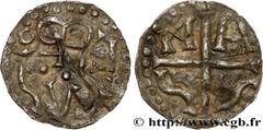 Carolingian coins CHARLEMAGNE Type : Denier  Date : n.d.  Mint name / Town : Marseille  Metal : silver  Diameter : 18,5  mm Orientation dies : 9  h. Weight : 1,18  g. Rarity : R3  Obverse legend : CAR