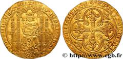 Royal coins PHILIP VI OF VALOIS Type : Lion d’or  Date : 31/10/1338  Date : n.d.  Metal : gold  Millesimal fineness : 1000  ‰ Diameter : 28,5  mm Orientation dies : 12  h. Weight : 4,79  g. Rarity : R