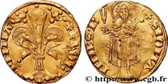 World coins ITALY - FLORENCE - REPUBLIC Type : Florin d'or, 4e série  Date : 1303  Mint name / Town : Florence  Quantity minted : -  Metal : gold  Millesimal fineness : 986  ‰ Diameter : 19  mm Orient
