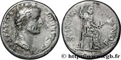 Roman coins TIBERIUS Type : Denier fourré  Date : c. 33-37  Mint name / Town : Lyon  Metal : silver  Millesimal fineness : 950  ‰ Diameter : 17,5  mm Orientation dies : 6  h. Weight : 2,91  g. Obverse