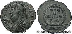 Roman coins JULIAN II THE PHILOSOPHER Type : Maiorina ou nummus  Date : 362-363  Mint name / Town : Héraclée  Metal : copper  Diameter : 20  mm Orientation dies : 11  h. Weight : 2,81  g. Officine : 2