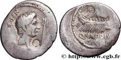 Roman coins POMPEY THE GREAT Type : Denier  Date : c. 44-43 AC.  Mint name / Town : Marseille  Metal : silver  Millesimal fineness : 950  ‰ Diameter : 19,5  mm Orientation dies : 3  h. Weight : 3,13  