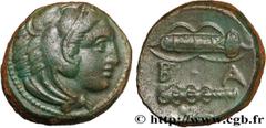 Greek Coins MACEDONIA - MACEDONIAN KINGDOM - ALEXANDER III THE GREAT Type : Unité  Date : c. 325-310AC.  Mint name / Town : Amphipolis, Macédoine  Metal : copper  Diameter : 18  mm Orientation dies : 